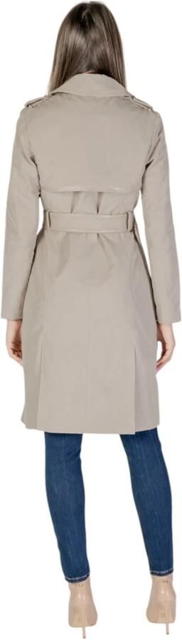 Guess Sartoriale Jenny Beige Trench Coat Beige Dames - Foto 5