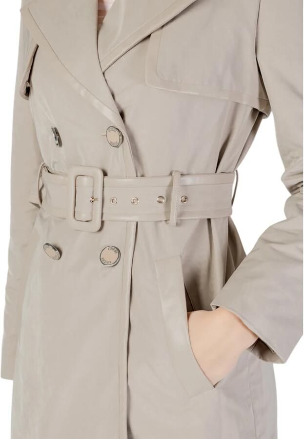 Guess Sartoriale Jenny Beige Trench Coat Beige Dames