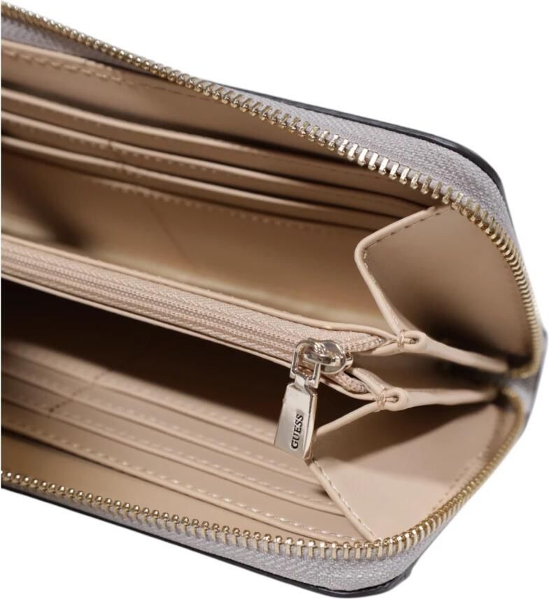Guess Elegante Taupe Portemonnee Zamira Stijl Beige Dames