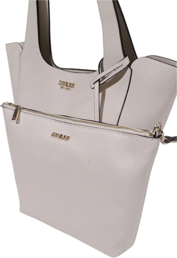 Guess Ruime Polyurethaan Handtas voor Vrouwen Beige Dames - Foto 6