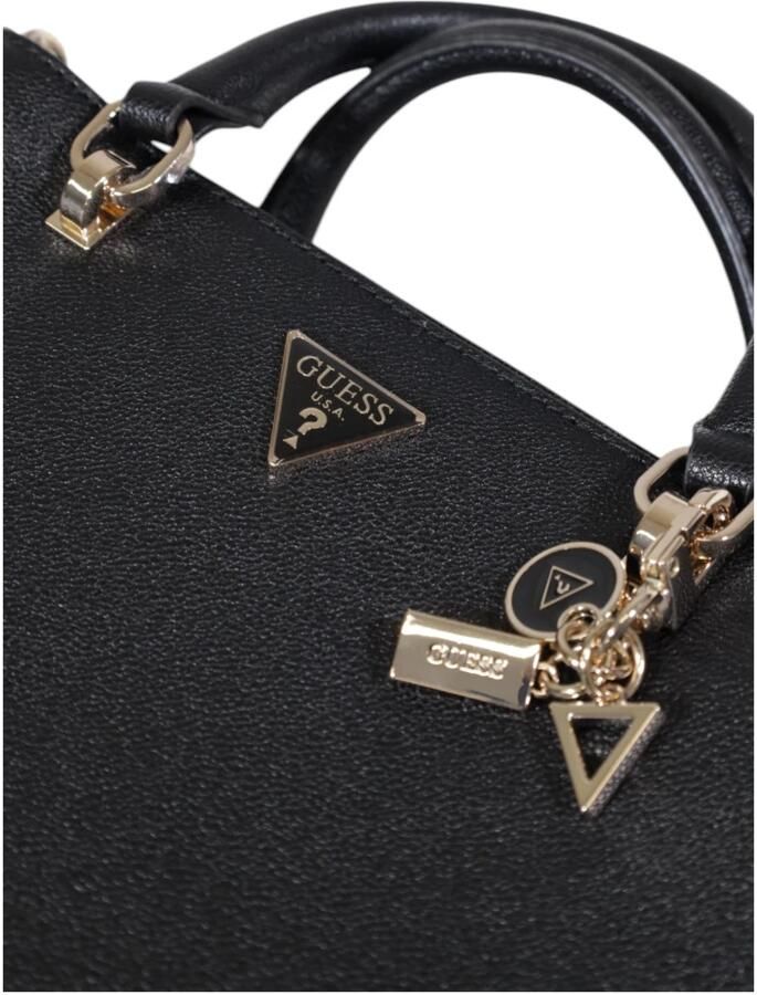 Guess Elegante zwarte shopper tas met gouden details Black Dames - Foto 7