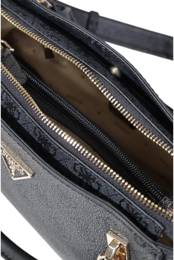 Guess Grijze Bedrukte Handtas met Ritssluiting Gray Dames - Foto 5