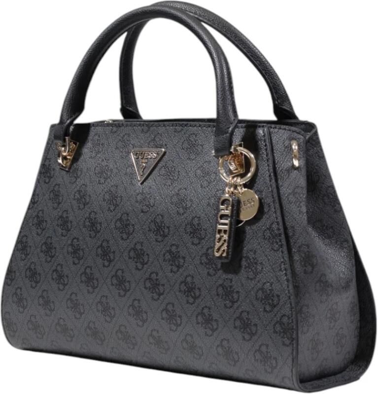 Guess Grijze Bedrukte Handtas met Ritssluiting Gray Dames - Foto 2