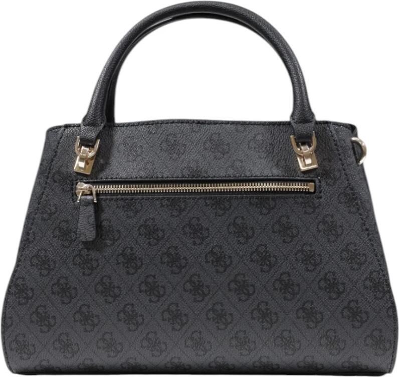 Guess Grijze Bedrukte Handtas met Ritssluiting Gray Dames - Foto 4