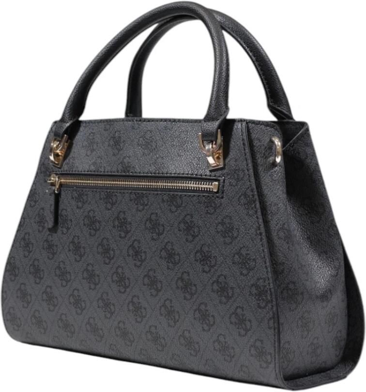 Guess Grijze Bedrukte Handtas met Ritssluiting Gray Dames - Foto 3