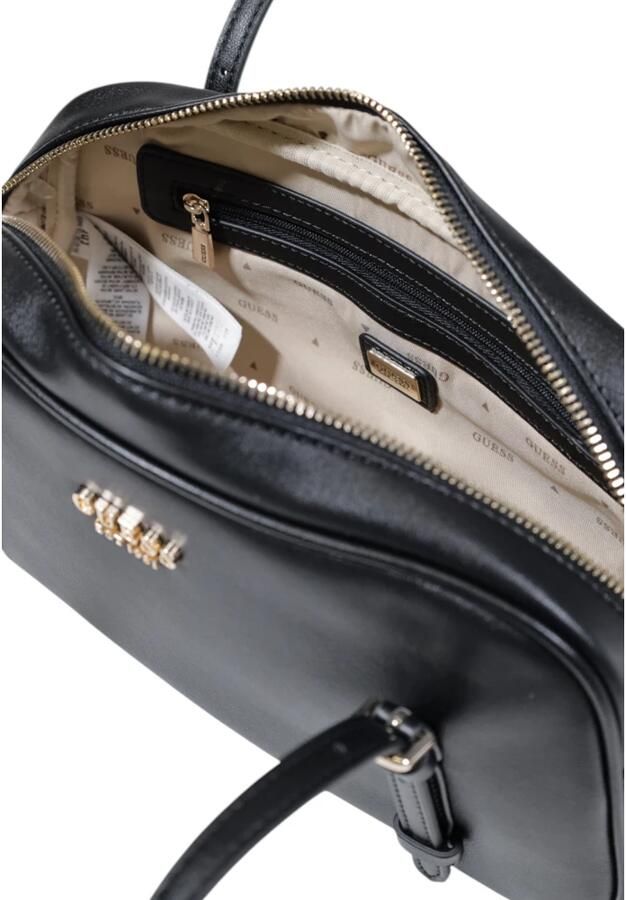 Guess Elegante zwarte handtas met metalen details Black Dames - Foto 3