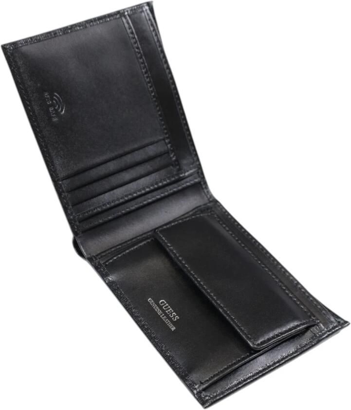 Guess Elegante leren portemonnee met RFID-bescherming Black Heren - Foto 4