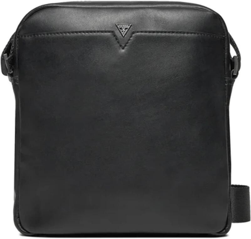 Guess Leren Schoudertas Zwart Black Heren - Foto 4