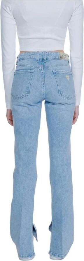 Guess Blauwe Rits Knopen Jeans Herfst Winter Vrouwen Blue Dames - Foto 4