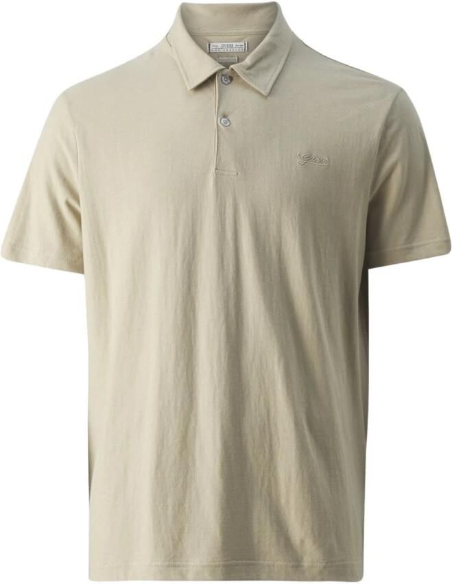 Guess Lichtgewicht katoenen polo Beige rechte pasvorm Beige Heren - Foto 3