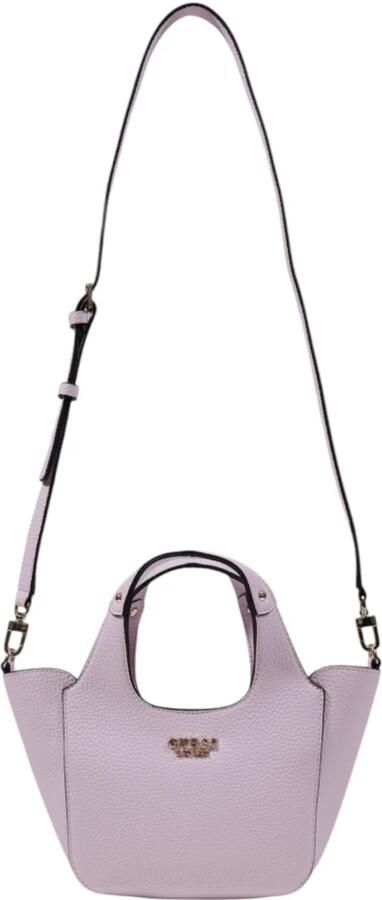 Guess Elegante paarse handtas met gouden details Purple Dames - Foto 8
