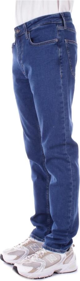 Guess Logo Achterzak 5-Pocket Regular Fit Jeans Blue Heren - Foto 4