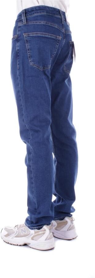 Guess Logo Achterzak 5-Pocket Regular Fit Jeans Blue Heren