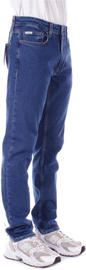 Guess Logo Achterzak 5-Pocket Regular Fit Jeans Blue Heren - Foto 2
