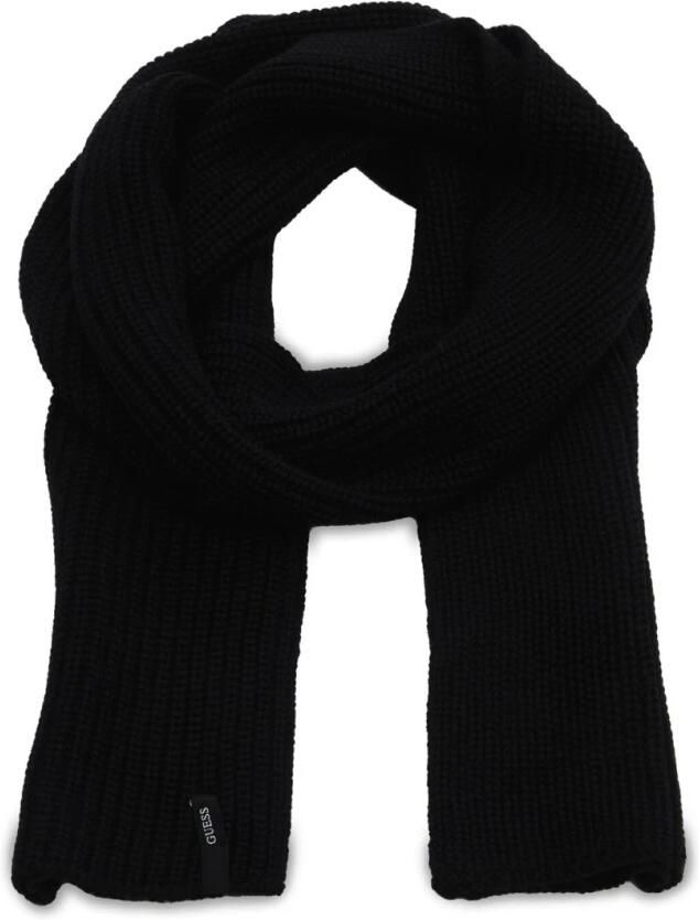 Guess Logo Gebreide Sjaal Black Dames - Foto 3