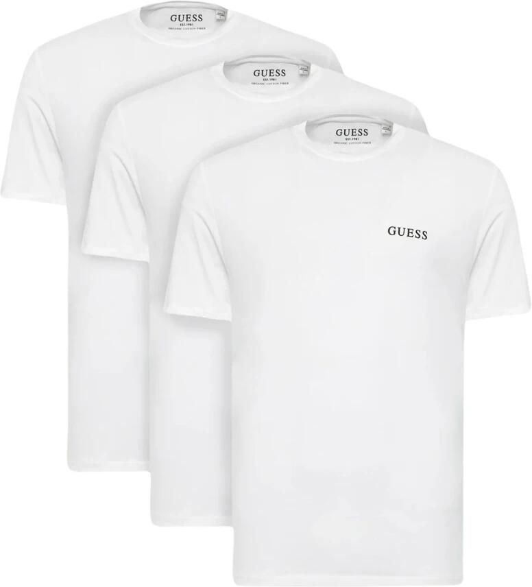 Guess Activewear T-shirt met labelprint in een set van 3 stuks - Foto 3