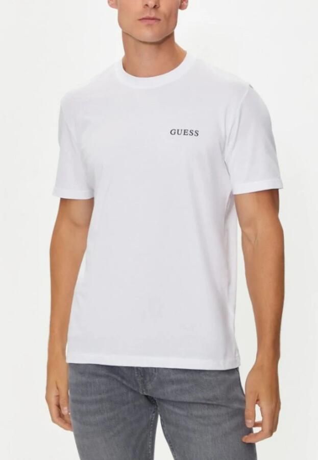 Guess Activewear T-shirt met labelprint in een set van 3 stuks