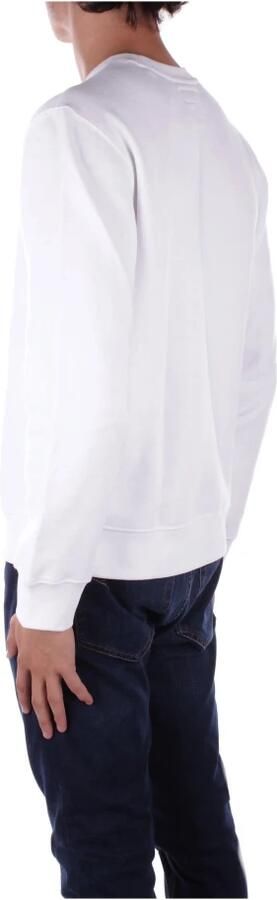 Guess Geborduurde Katoenen Sweatshirt Slim Fit White Heren - Foto 3