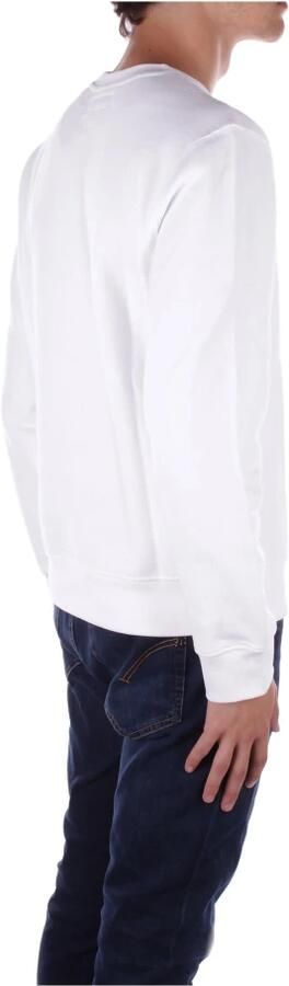 Guess Geborduurde Katoenen Sweatshirt Slim Fit White Heren - Foto 4