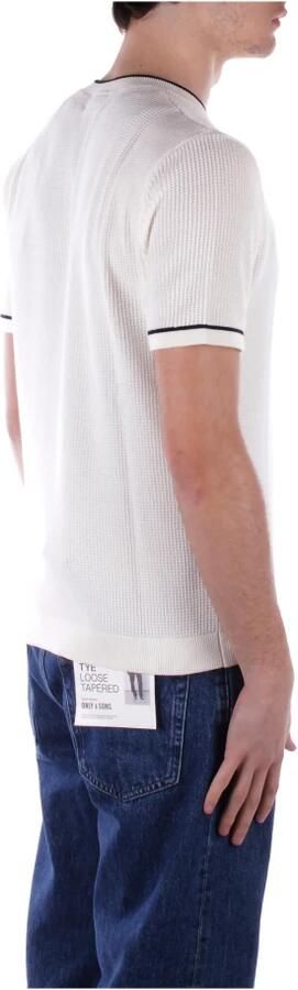 Guess Logo Voorkant Katoenen T-shirt Grote Pasvorm White Heren - Foto 2