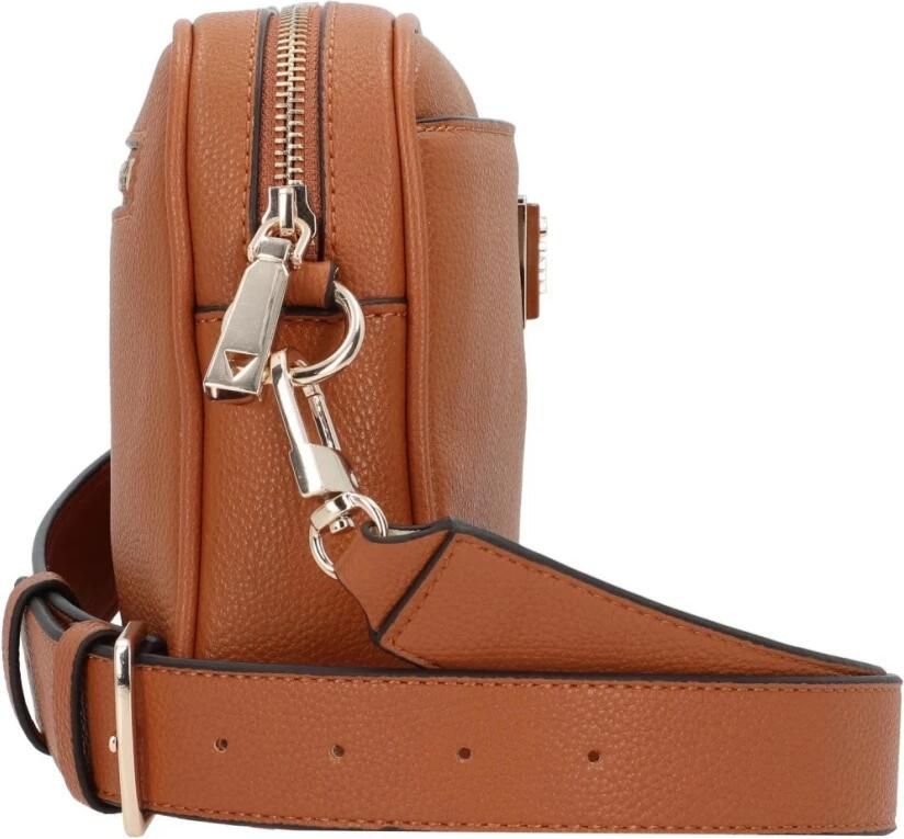 Guess Meridian Camera Crossbody Tas Brown Dames