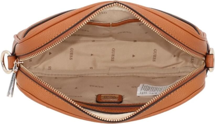 Guess Meridian Camera Crossbody Tas Brown Dames - Foto 3