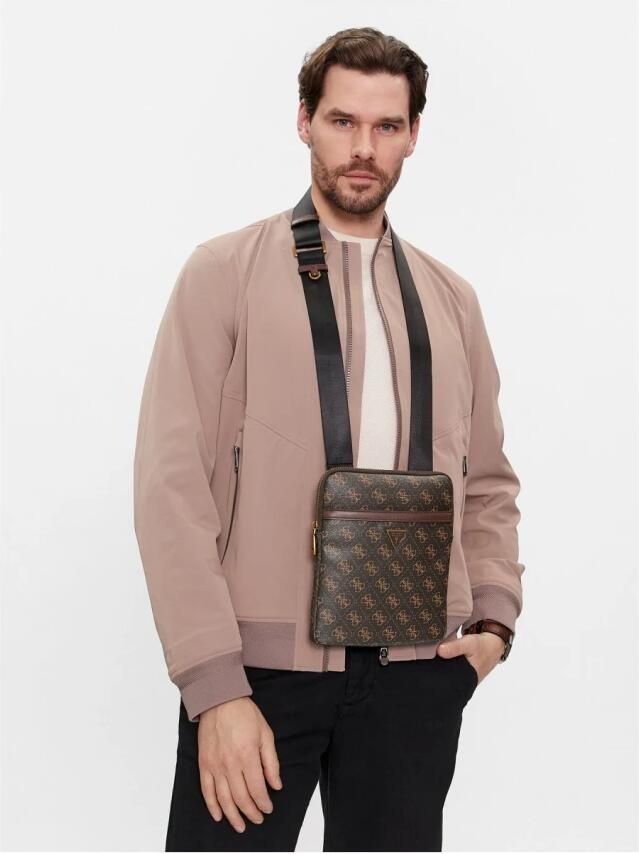 Guess Bruine Synthetische Schoudertas Brown Heren - Foto 4