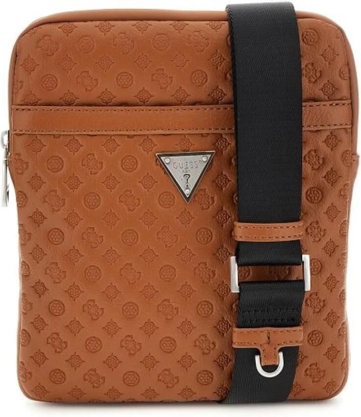 Guess Messenger Bags Brown Heren
