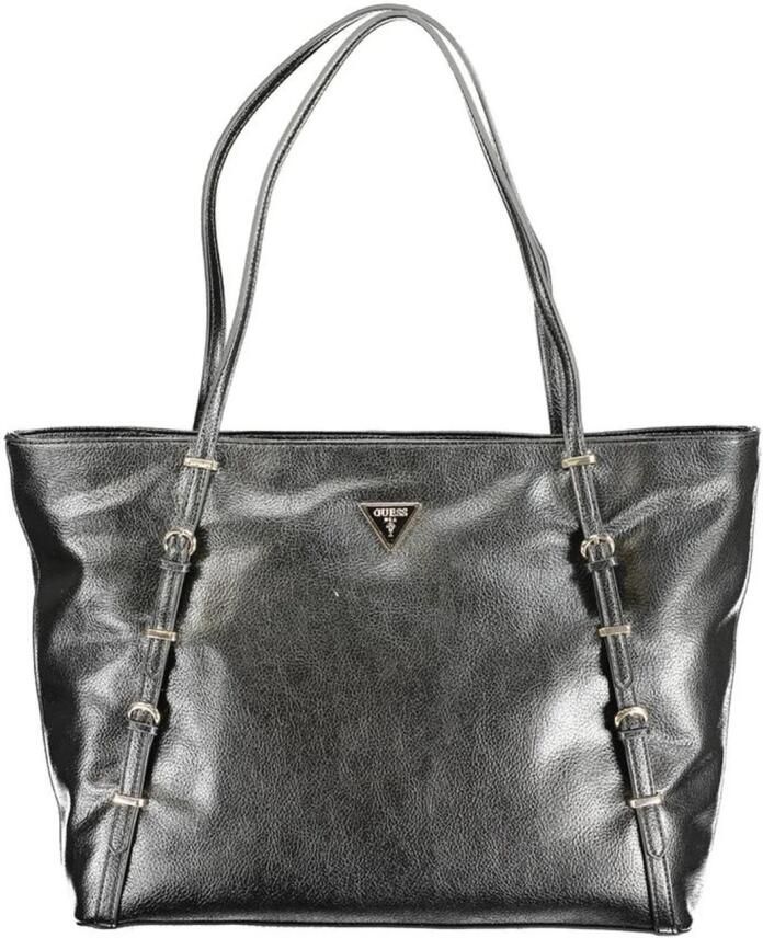 Guess Zwarte Polyurethaan Handtas Herfst Winter Stijl Black Dames - Foto 3