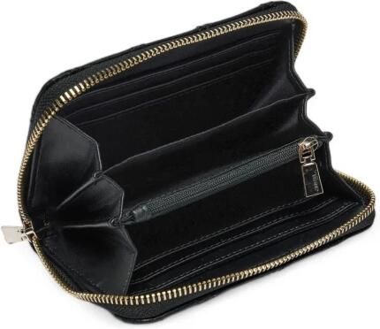 Guess Stijlvolle Polyurethaan Dames Portemonnee Collectie Black Dames