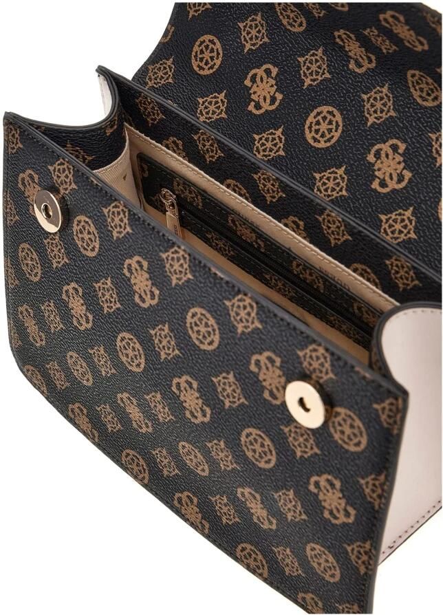 Guess Bruine polyethyleen handtas met kettinghandvatten Brown Dames - Foto 2