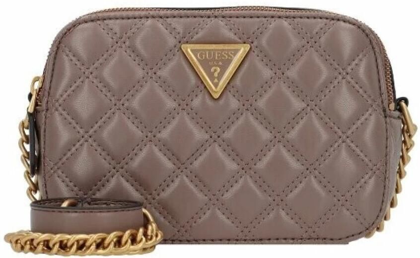 Guess Mini schoudertas PU leer Giully Brown Dames