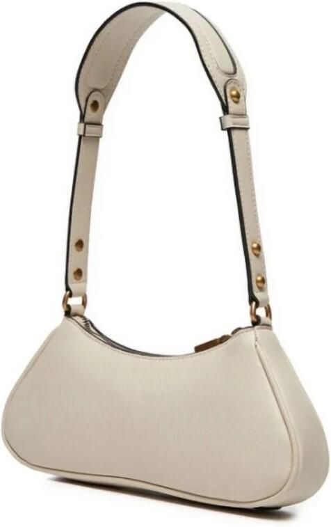 Guess Mini Topzip Schoudertas Beige Dames - Foto 4
