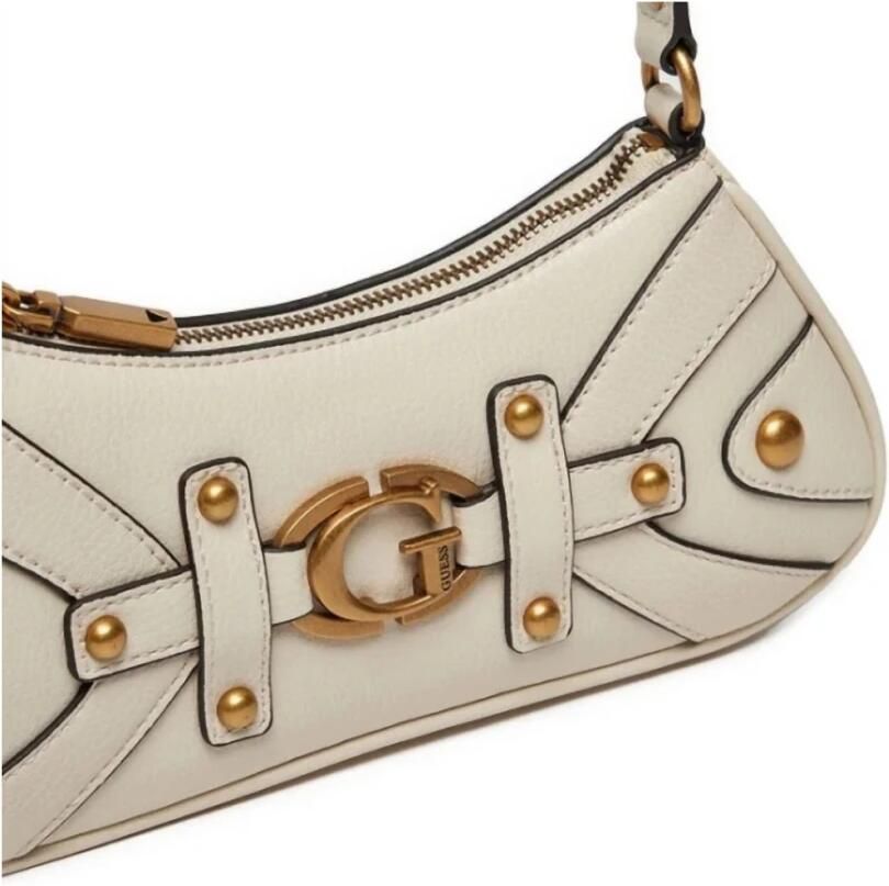 Guess Mini Topzip Schoudertas Beige Dames - Foto 2