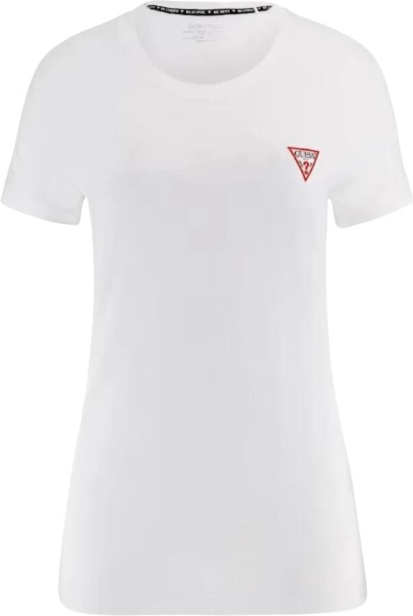 Guess Witte Katoenen Tops & T-Shirt Stijlvolle Toevoeging aan Je Garderobe White Dames - Foto 4