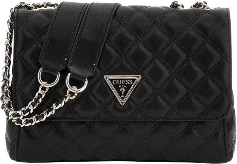 Guess Modieuze Schoudertassen met Meerdere Compartimenten Black Dames - Foto 4