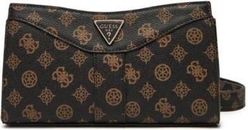 Guess Monogram Schoudertas Bruin Logo Brown Dames - Foto 4