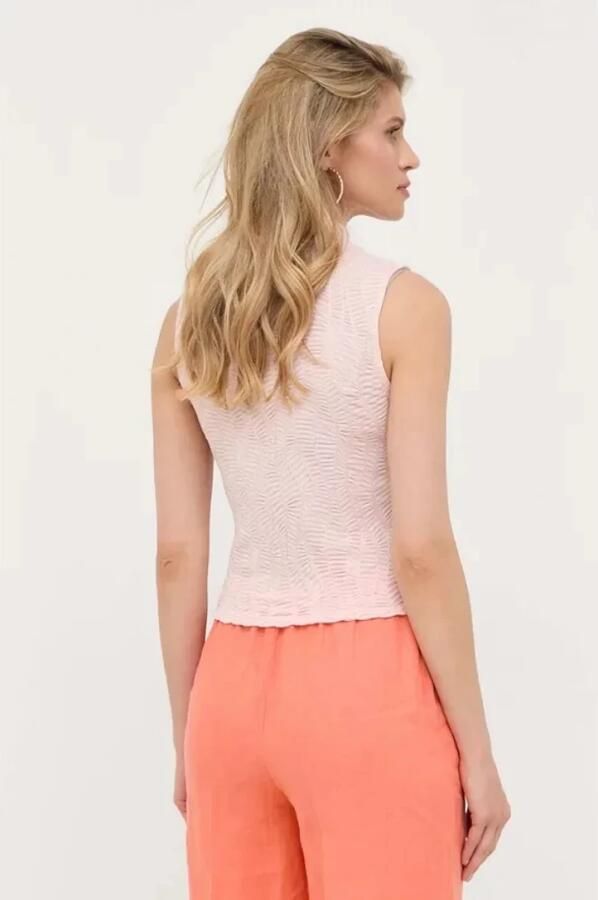 Guess Mouwloos Stretch Top Rozen Slim Fit Pink Dames - Foto 2