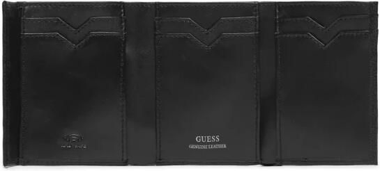 Guess Natuurlijk leren portemonnee Noir model Black Heren - Foto 2