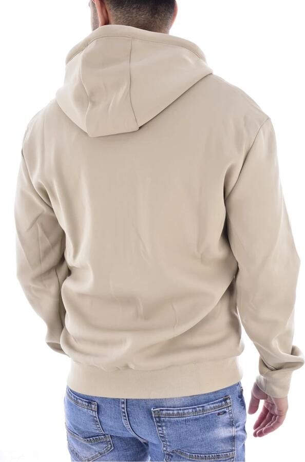 Guess Neopreen Rits Sweater Beige Capuchon Beige Heren - Foto 3