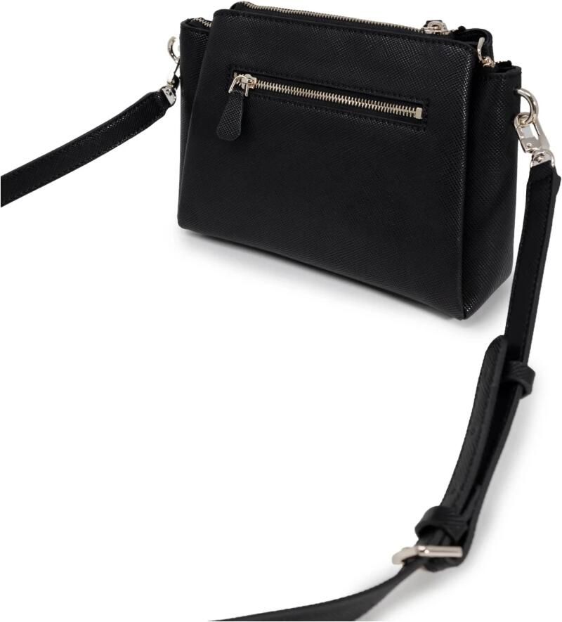Guess Zwarte Polyethyleen Handtas Herfst Winter Collectie Black Dames