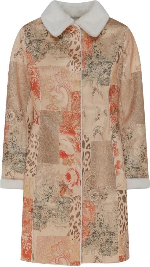 Guess Omkeerbare Faux Fur Jas Multicolor Dames - Foto 2