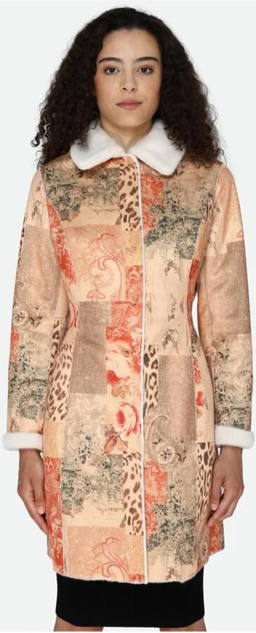 Guess Omkeerbare Faux Fur Jas Multicolor Dames - Foto 4