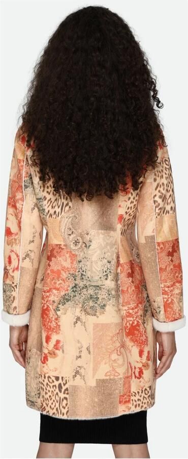 Guess Omkeerbare Faux Fur Jas Multicolor Dames - Foto 3