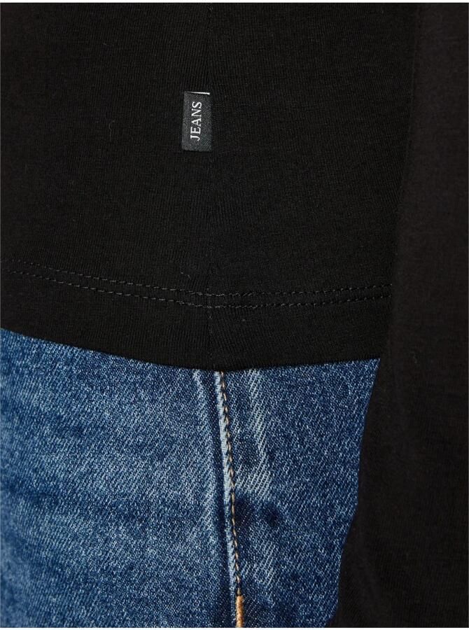 Guess Organisch katoenen longsleeve slim fit T-shirt Black Dames - Foto 2