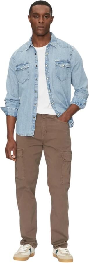 Guess Overhemd Lange Mouw M5RH55 D5M82-GJER LIGHT HERITAGE - Foto 4