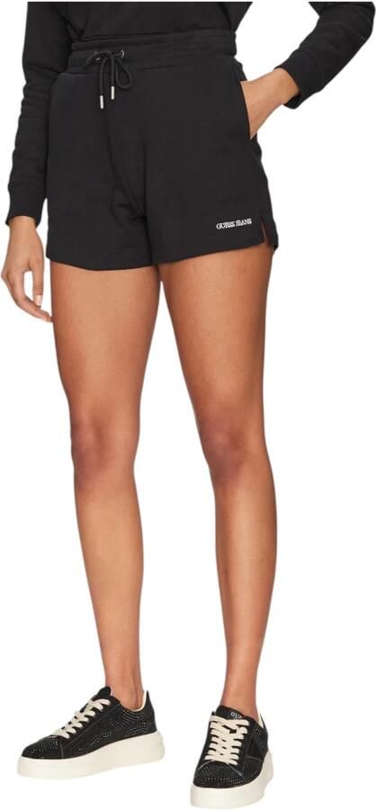 Guess Organische katoenen shorts Regular Fit Black Dames - Foto 5
