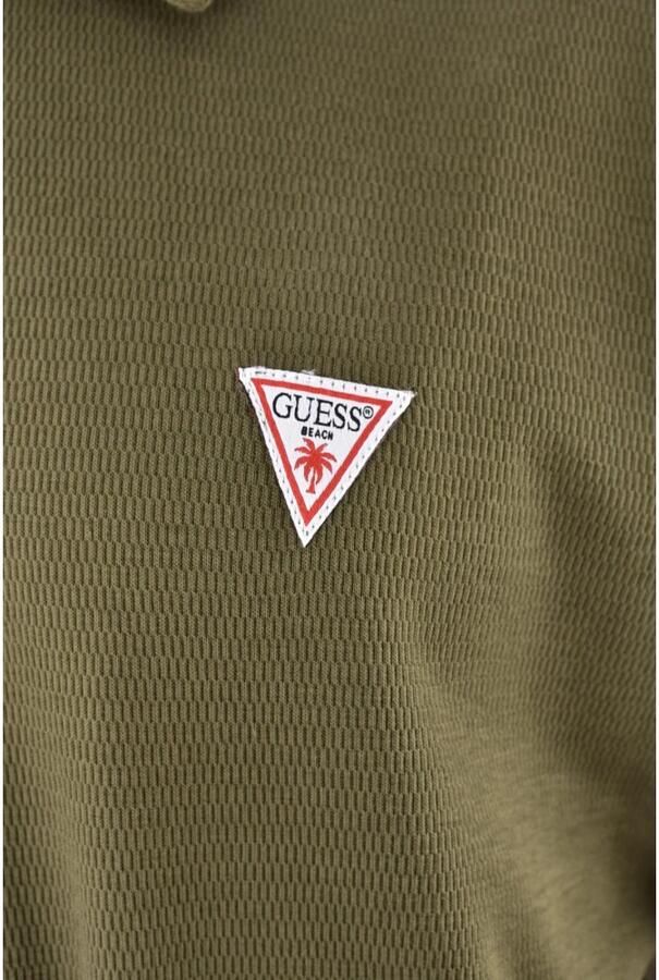 Guess Polo Shirts Green Heren