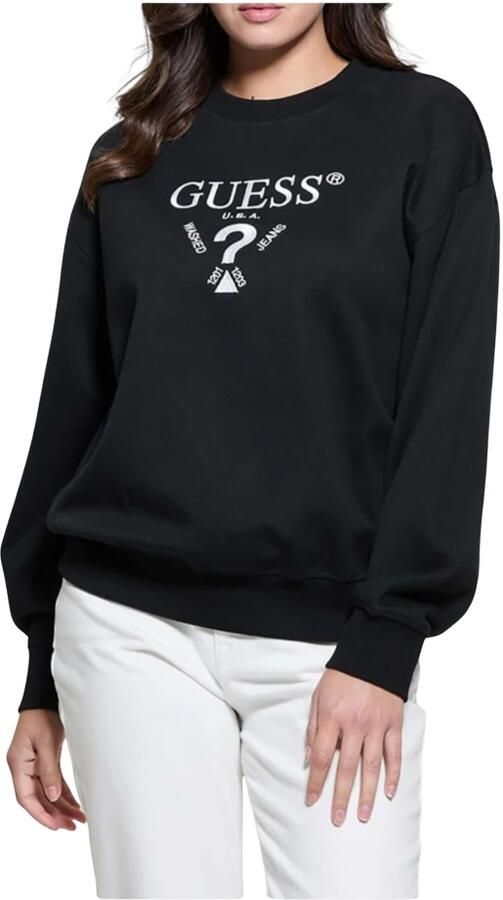 Guess Roberta Sweatshirt met decoratieve logoprint Black Dames - Foto 2