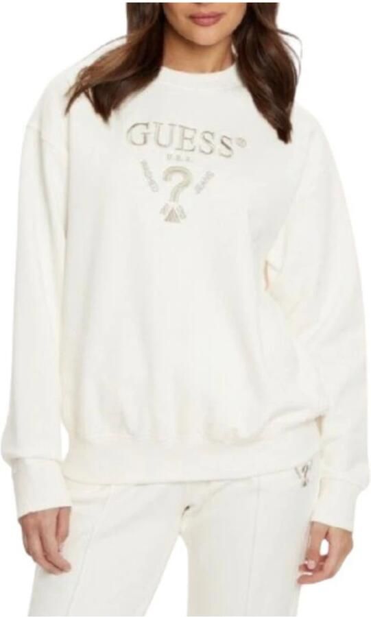 Guess Roberta Sweatshirt met decoratieve logoprint White Dames - Foto 2